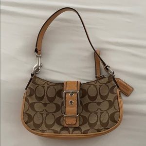 Original Coach Mini Signature Shoulder Purse
